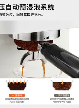 MOJAE\/摩佳星慕58半自动意式咖啡机家用办公小型咖啡机冷热双萃