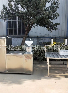 豆腐加工设备商用卤水豆腐一机多用全自动生产线不锈钢豆腐成型机