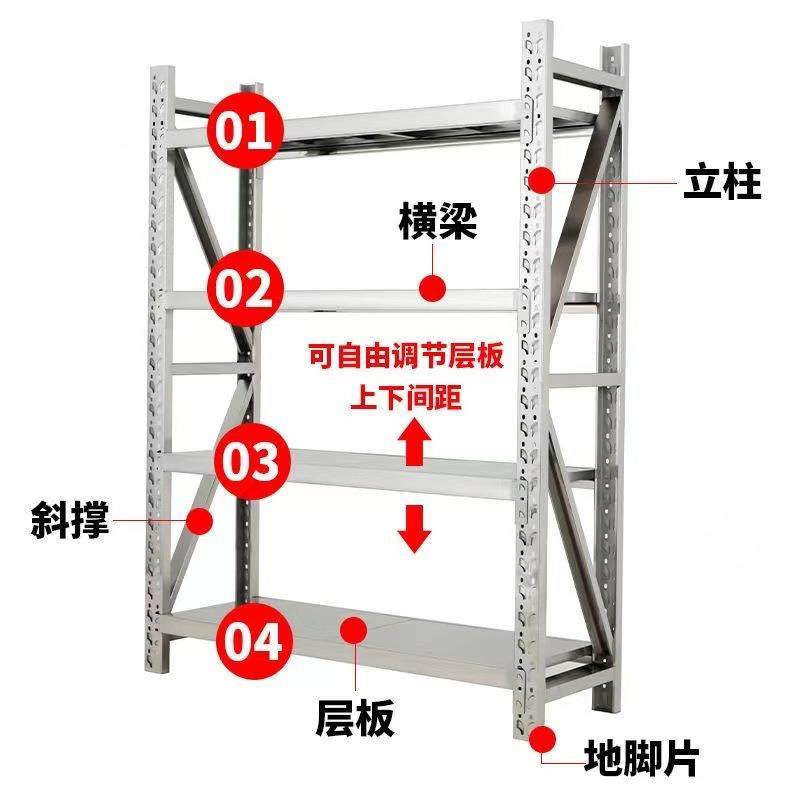 50301型仓储平板货架实重验室冷库货架304不锈钢货三层架四层2可,淘宝优惠券,粉丝福利购,淘宝优惠卷
