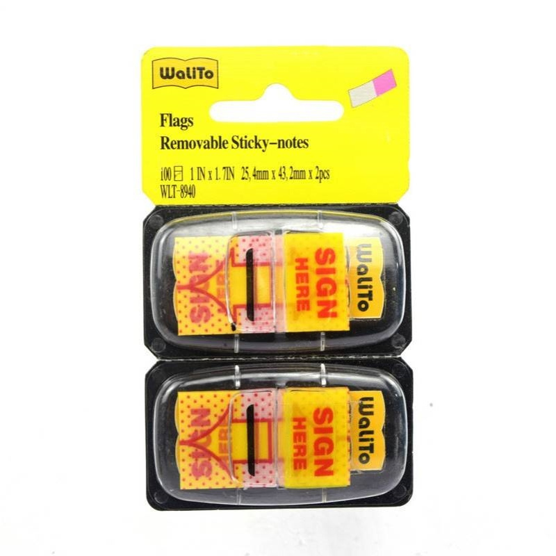 便利贴 sign here 签名贴 指示标签贴 签字贴 签名指示贴8940 - 图0