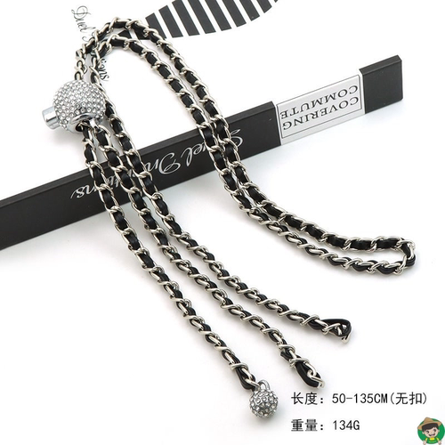 小香风包包链条可调节替换包带可斜挎单肩金属球链条小包包带单买 - 图3