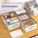 Book storage box with lid dustproof folding