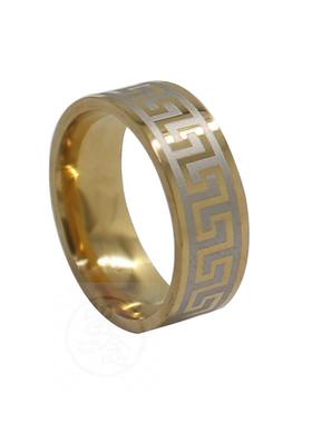 极速~Simple style ring Great Wall pattern couple ring Znatio