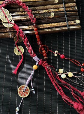 极速山鬼花钱手錬李n火旺印象手錬情人节礼物女新中式铃铛手串百