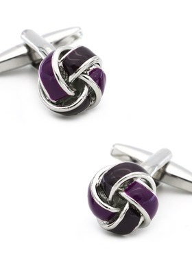 极速Free shipping Black CufflinkBs for men fashion knot desi