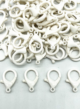 极速10pcs 25*15mm Candy Colors PlastiHc Lobster Clasps Hooks