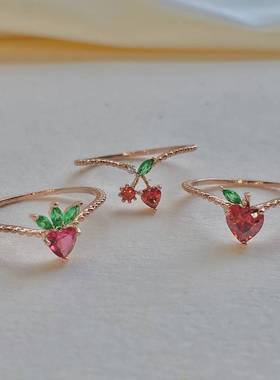 极速Jewelry color zirconium cherry honey peach tSropical fru