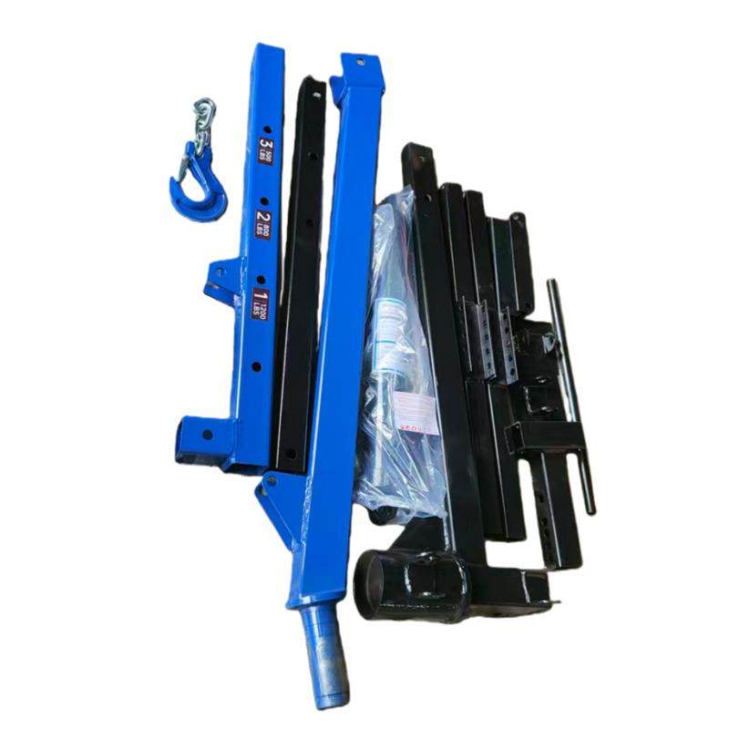 跨境蓝色伸缩款吊机起重吊运折叠小吊机便携式吊架0.5T液压小吊机,淘宝优惠券,粉丝福利购,淘宝优惠卷