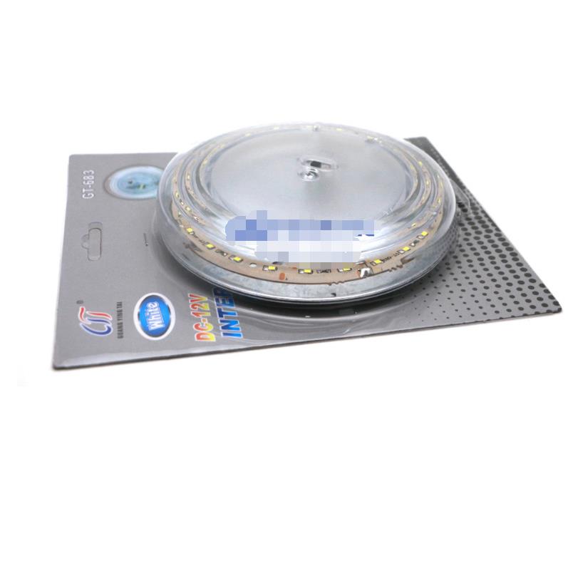 车内车顶灯 GT-683车厢灯 LED照明灯12V吸顶灯 汽车LED阅读灯 - 图2