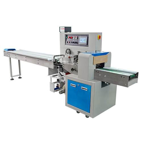 手指饼干休闲袋食品带托制包装JK-250X机 氮充枕打开式包装机 厂 - 图3