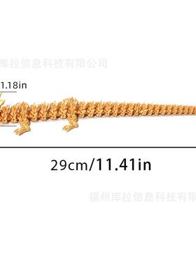 3d打印关节龙跨境热销摆件全身可活动水晶龙TiTok网红爆款宝石龙