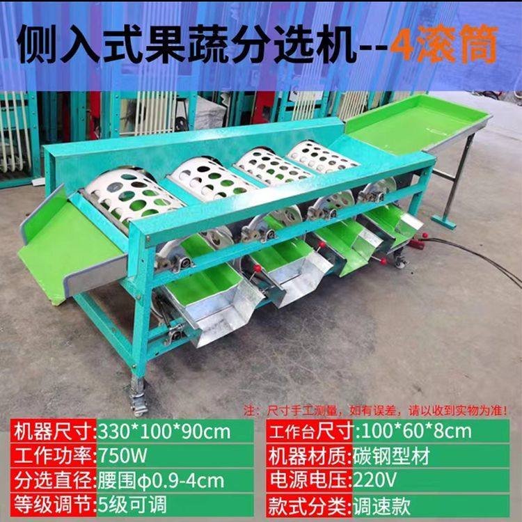 全自动滚筒式脐橙选果机圆形尺寸柑橘分选机番茄水果清洗分级机,淘宝优惠券,粉丝福利购,淘宝优惠卷