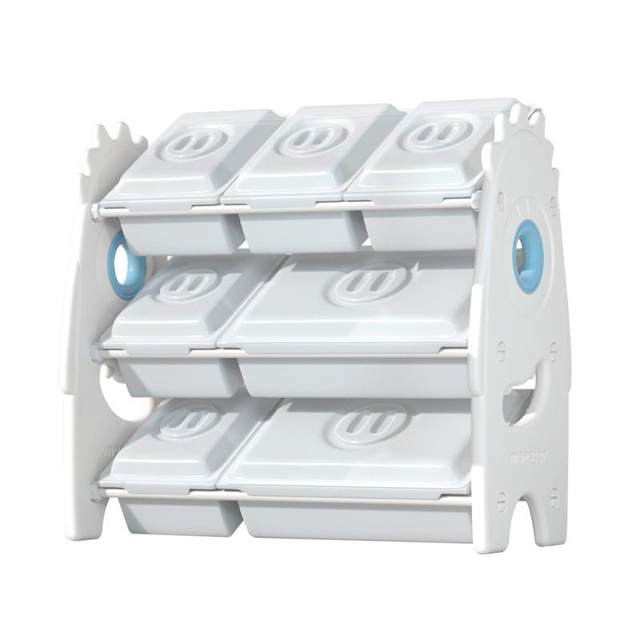 Children's toy storage rack with cover finishing box large capacity newborn baby storage artifact multi-layer