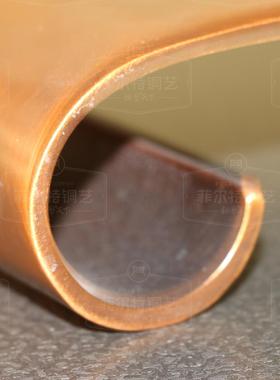 菲尔特纯铜金属底座手工锻打豪华摆件置物案台简约画轴书卷小茶托