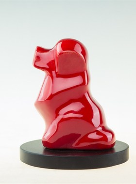 三彩艺十二生肖摆件全套陶瓷狗鼠牛虎兔龙蛇马羊猴鸡猪礼物工艺品