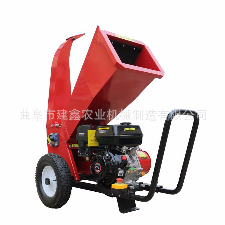 小型移动式果园树枝粉碎机 果园修剪枝粉碎机 葡萄藤汽油碎枝机 - 图3