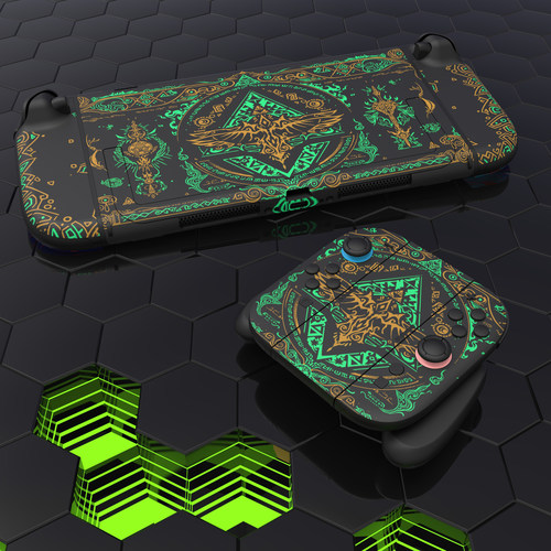 PlayVital派唯酱switch2配件贴膜创意贴纸不留胶新款主机手柄装饰 - 图2