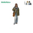 Momordica巴恩风撞色休闲猎装夹克外套/工装外套/牛仔长裤女