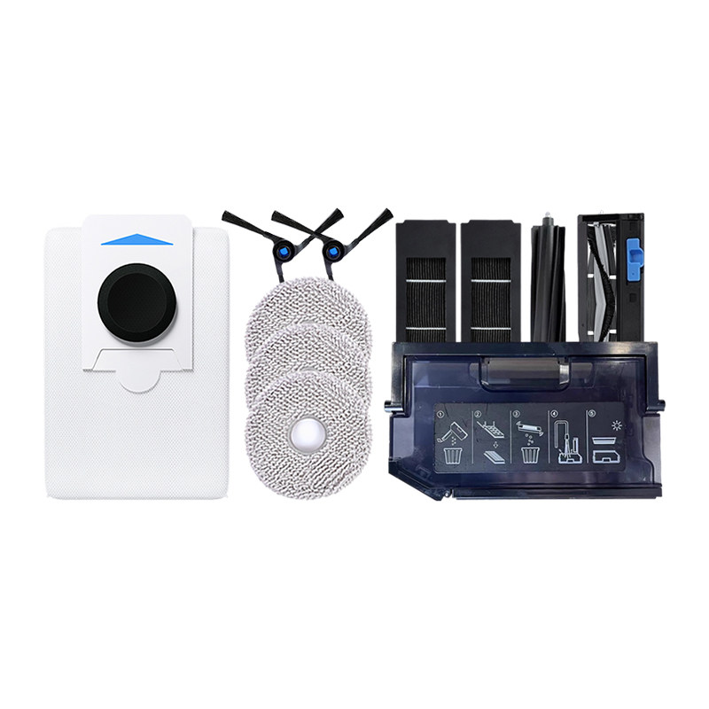 科沃斯扫地机X2 COMBO地宝原装配件拖地清洁抗菌边滚刷滤芯尘盒袋 - 图3