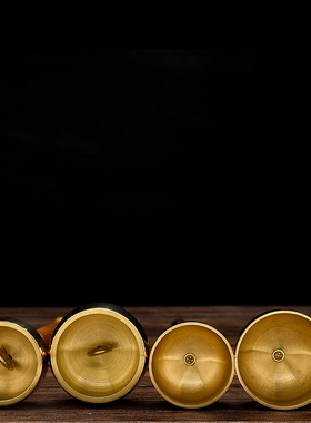 新品纯铜供佛法器铜磬引t磬佛具用品  寺庙法会念佛经功课用品