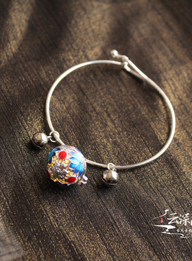 极速云深阁夜游西塘国p风镯子发光景泰蓝香囊保色汉服配饰古风铃