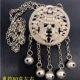 Speedy Antiques and Miscellaneous Collection of Antiques and Miscellaneous Collections Made in the Qianlong Year of the Qing Dynasty Carp Jumping Dragon Gate Silver Lock Pressed Lapel. Lock Special Price Package