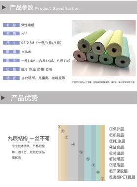 亚麻布纹自粘墙纸卧室装饰温馨3d立体抗菌墙贴纸防水防潮防撞壁纸
