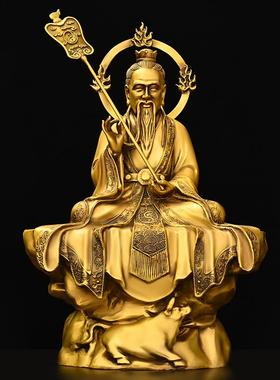 铜制三清道真铜制家居品、铜制元氏天尊道大天尊灵宝天尊