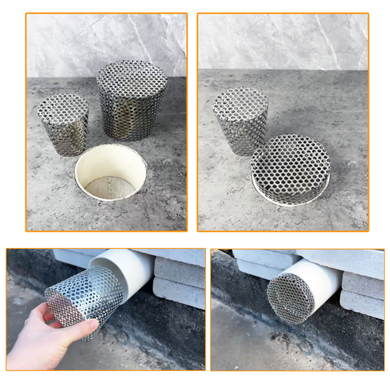 管道滤网防鼠网罩下水道防鼠神器天台110排水R口过滤网防虫鸟网罩 - 图2