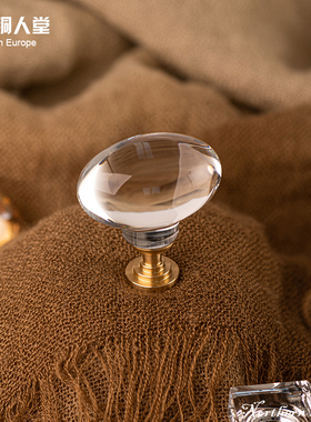 极速鸽子蛋水晶拉手香槟色意大利衣柜门H橱柜子轻奢现代抽屉透明