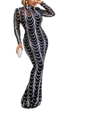 极速2021 New Arrival Summer Azfrican Women Long Sleeve O-nec