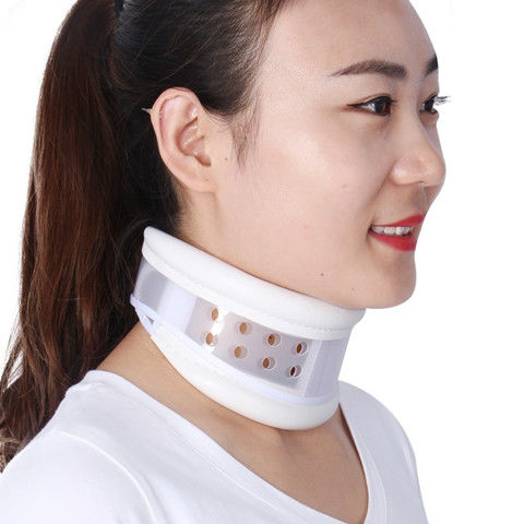 颈托家用护颈带透气固定颈椎套矫D正牵引器可调颈托成人围领男女 - 图2