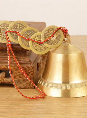 铜铃铛挂件黄铜金属风铃古风宫铃大小号门铃家用门口挂饰