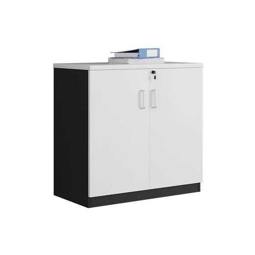 办公室文件柜资料储存矮柜地柜打印机放置柜木质靠墙小柜子窄边柜 - 图3