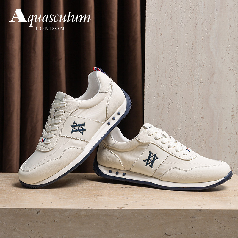 Aquascutum雅格狮丹德训鞋男2026新款秋冬软底运动休闲鞋阿甘鞋男,淘宝优惠券,粉丝福利购,淘宝优惠卷