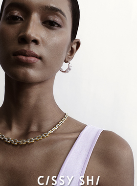CISSY SHI温蒂妮的记忆真相系列三层项链镀金2025新款高级毛衣链