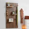 U worker's uncle's entrance hall VJN wooden hanging hole board wooden storage rack door wall storage hanger wall hanging 9