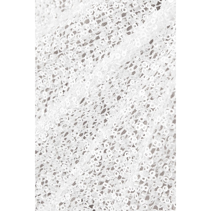 【折扣】Self-Portrait 女一字肩缀饰镂空针织法式连衣裙小白裙,淘宝优惠券,粉丝福利购,淘宝优惠卷