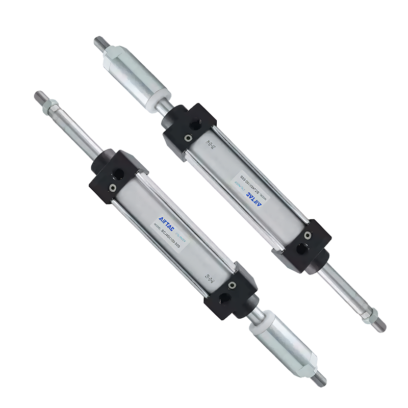亚德客行程可调气缸SCJ63/32/40/50/80/100/125/160/200X150*125S - 图3