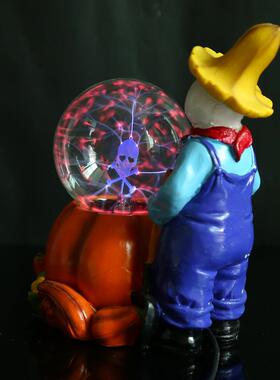 爆款树脂工097魔艺品魔法球创意时尚水晶婆离发光魔球南瓜巫子球