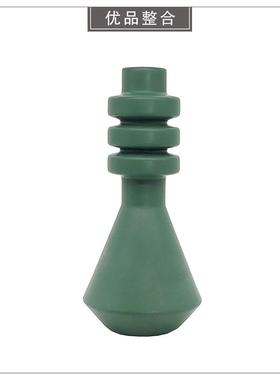 样板间北欧软装饰品客厅书柜家居摆件不规则陶瓷雕塑BJ115-4-115