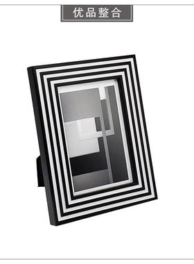 样板间简约软装家居饰品书柜相架创意陶瓷玻璃摆件工艺品ZH3151