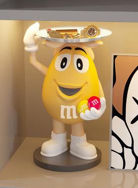 mm豆玄关钥匙收纳托盘家居装饰品乔迁新居礼品送朋友搬家礼物摆件