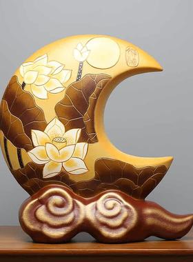 新中式陶瓷摆件客厅玄关酒柜博古架电视柜家居新婚礼物工艺装饰品