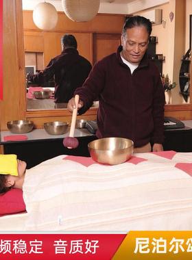 尼泊尔手工音疗颂钵响铜佛音碗静心钵盂铜罄瑜伽SPA音钵桌面摆件