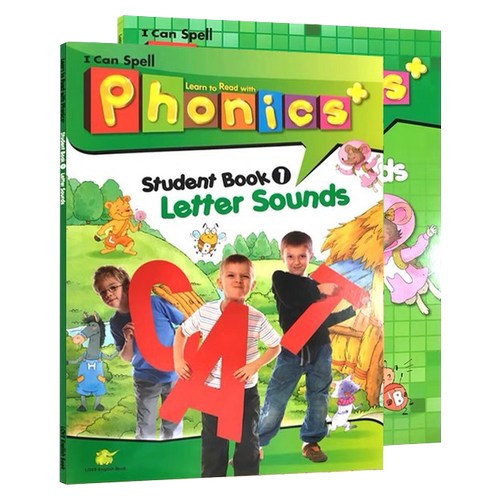 【专用笔点读版】 Phonics+自然拼读幼儿英语启蒙教材 英语拼写发音Phonics自然拼读带APP解锁码 送白板软件 台湾东西出版社 - 图2
