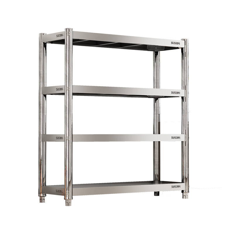 全304不锈钢厨房置物架落地多层微波炉烤箱收纳架子家用货架锅架,淘宝优惠券,粉丝福利购,淘宝优惠卷