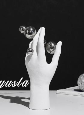 抽象艺术样RKY板间售楼厅客厅处别墅视电展柜酒柜餐厅柜摆件软装