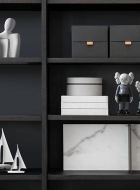 关THD高档轻件奢酒柜摆套装客视厅书柜玄电柜样板房办公室家居软