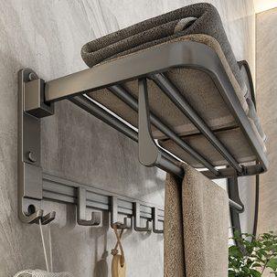 浴室置物架吹风机支架架子风筒电吹风收纳架太空铝美发挂架,淘宝优惠券,粉丝福利购,淘宝优惠卷